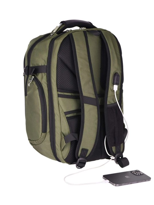 Noutbuk uchun ryukzak 2Е, Ultimate SmartPack 30L, titan, yashil