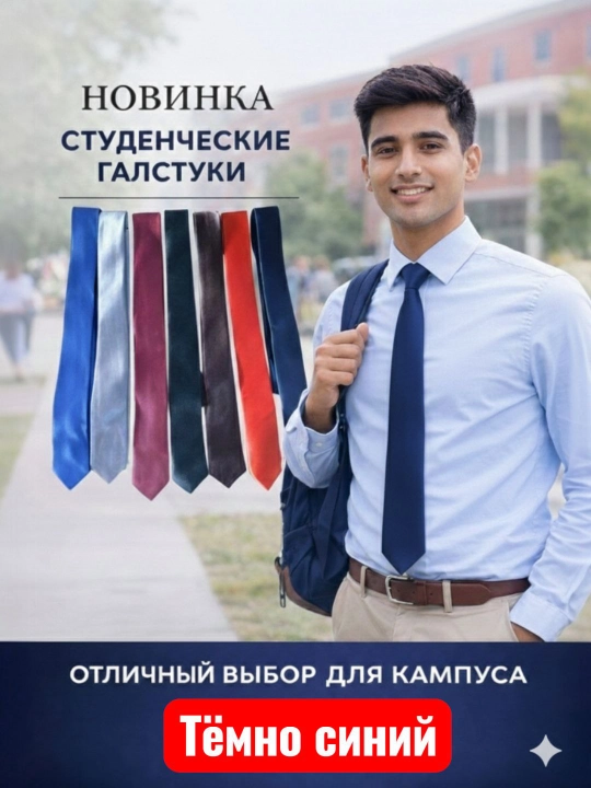 Galstuk maktab va talabalar uchun, klassik qora, 150 × 5 sm, uniseks, maktab formasi