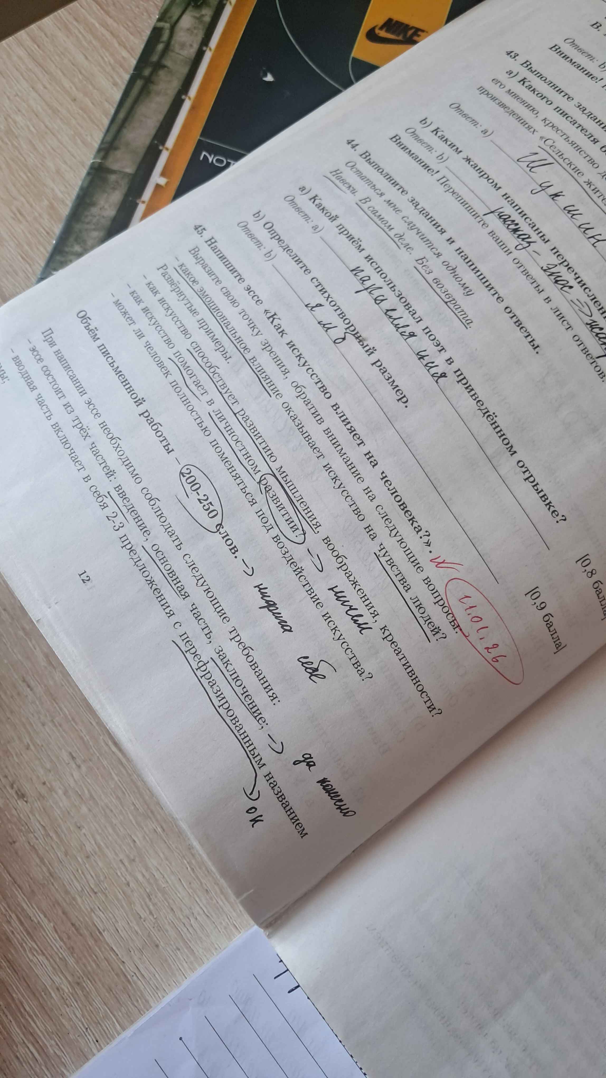 Milliy sertifikat. Rus tili va adabiyoti A+. Testlar to`plami