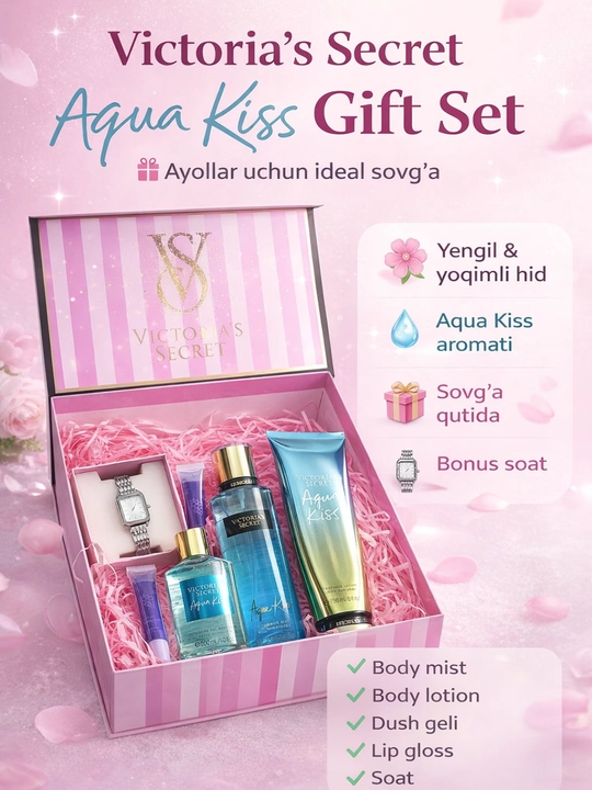 Victoria's Secret Ayollar uchun sovg‘a seti 5 in 1 - 
