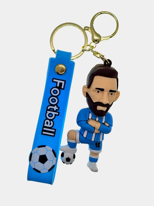 Брелок Футболисты Messi, MBape, Ronaldo, Salah - 