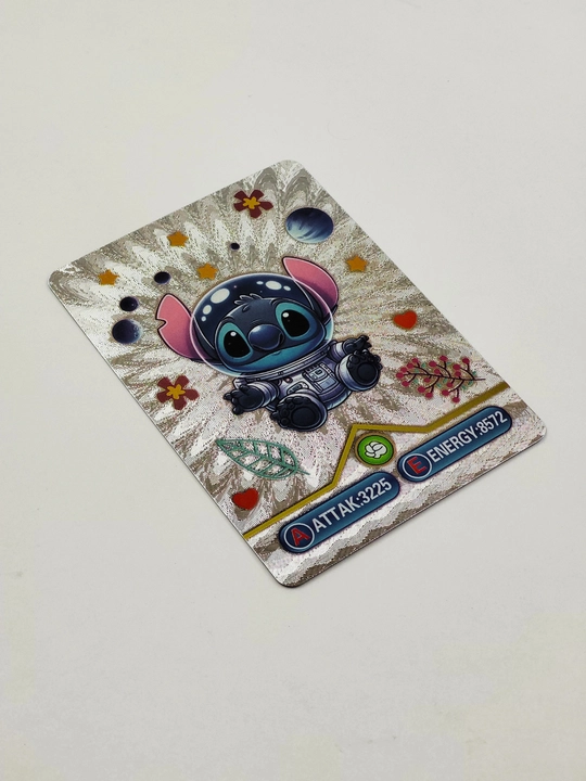 Stitch o‘yin kartalari-55 dona, rangli dizayn, sovg‘a va dekor uchun mos, Naruto, Pokemon