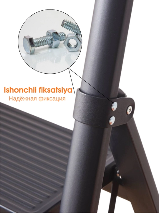 Metall zinapoyali katlamali 3, 4, 5 toymas zinapoyali uy zinapoyasi