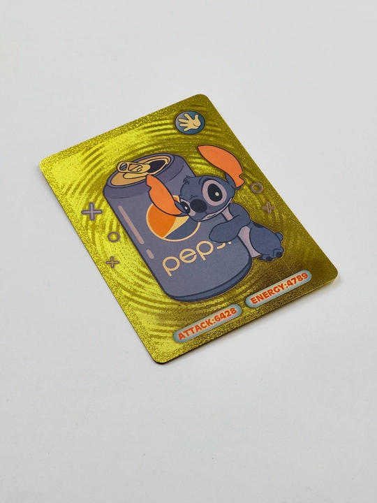 Stitch o‘yin kartalari-55 dona, rangli dizayn, sovg‘a va dekor uchun mos, Naruto, Pokemon