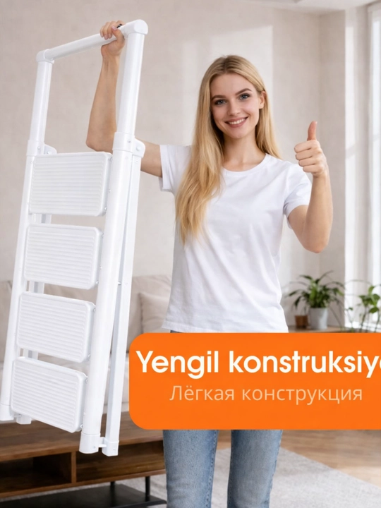 Metall zinapoyali katlamali 3, 4, 5 toymas zinapoyali uy zinapoyasi