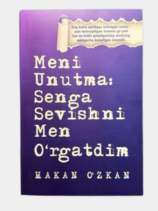 Hakan O'zkan: Meni Unutma, Senga sevishni men o'rgatdim