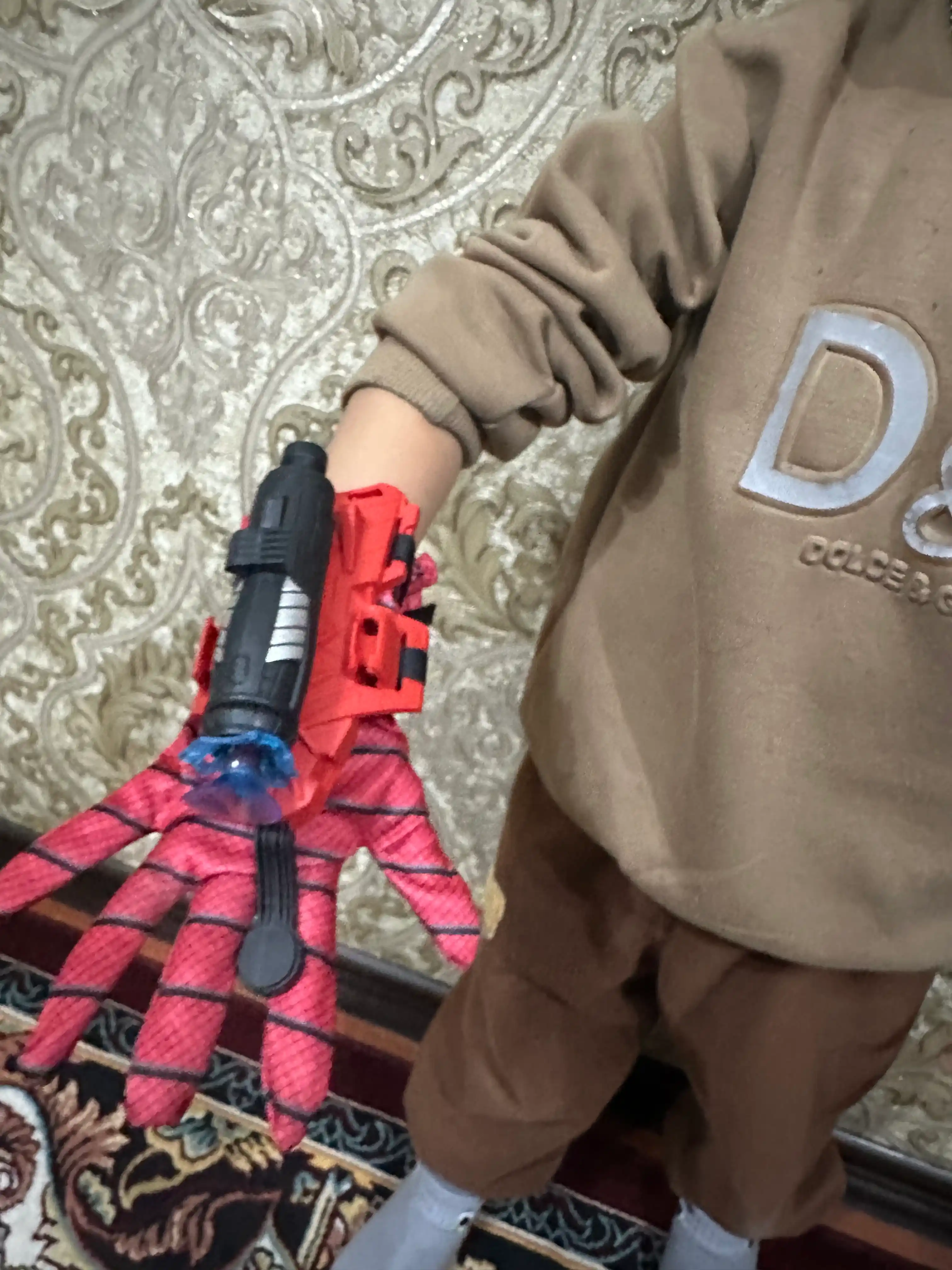 Бластер Человека-паука — стреляющая перчатка, игрушка Spiderman, для детей
