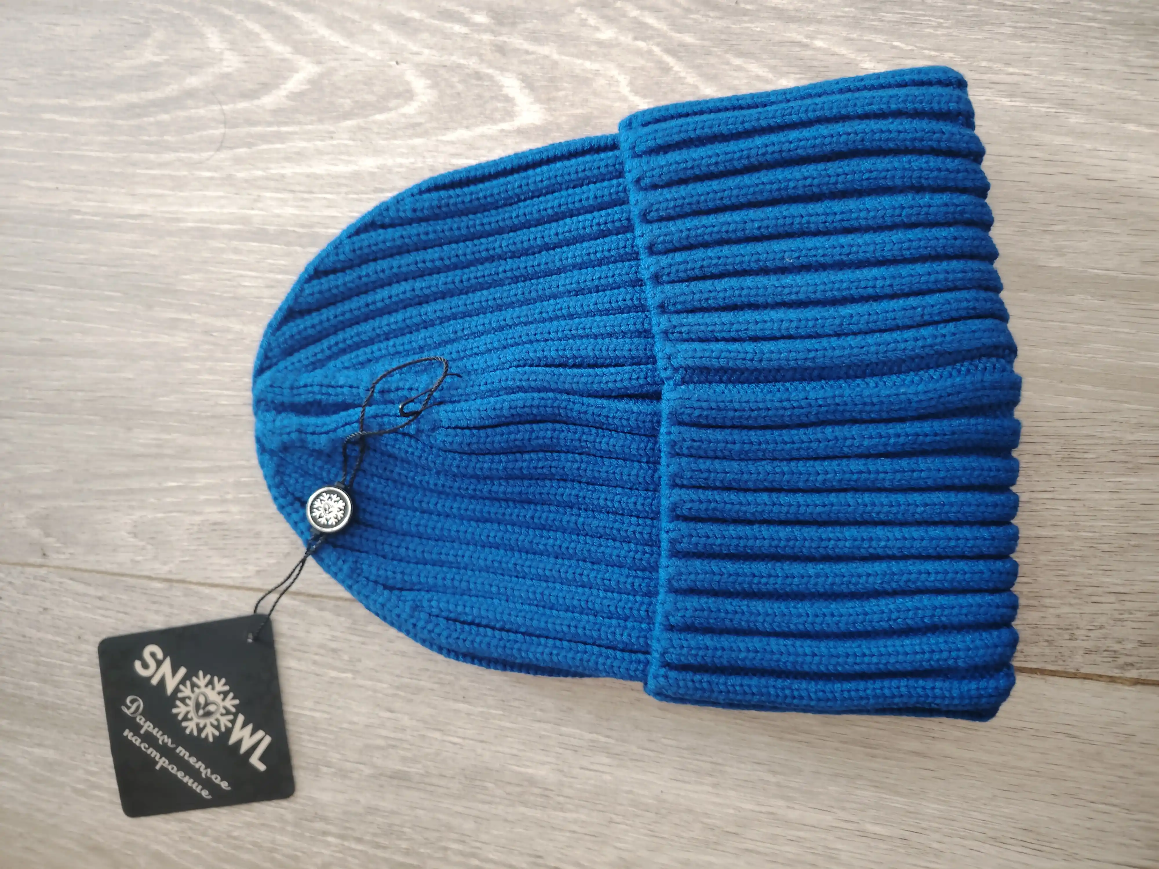 Beanie ayollar to‘qima qalpog‘i, bezakli tugmali issiq va yumshoq, qishki bosh kiyim