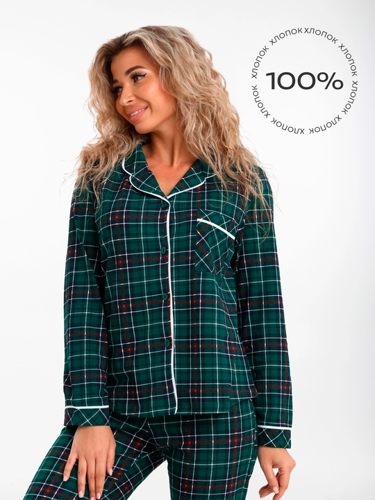 Ayollar pijamasi, uy kiyimi, shim va ko‘ylagi - 100% paxtadan