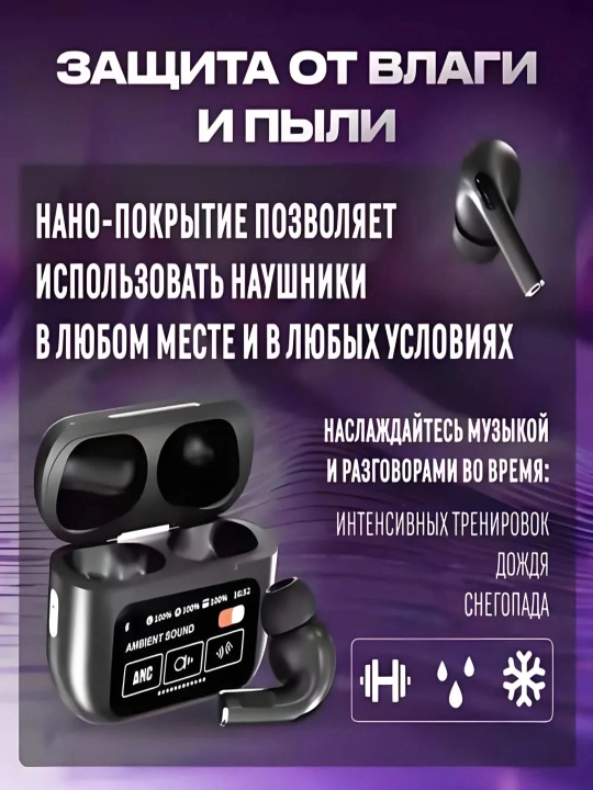 Беспроводные наушники Arpods Pods Pro ANC, с сенсорным экраном