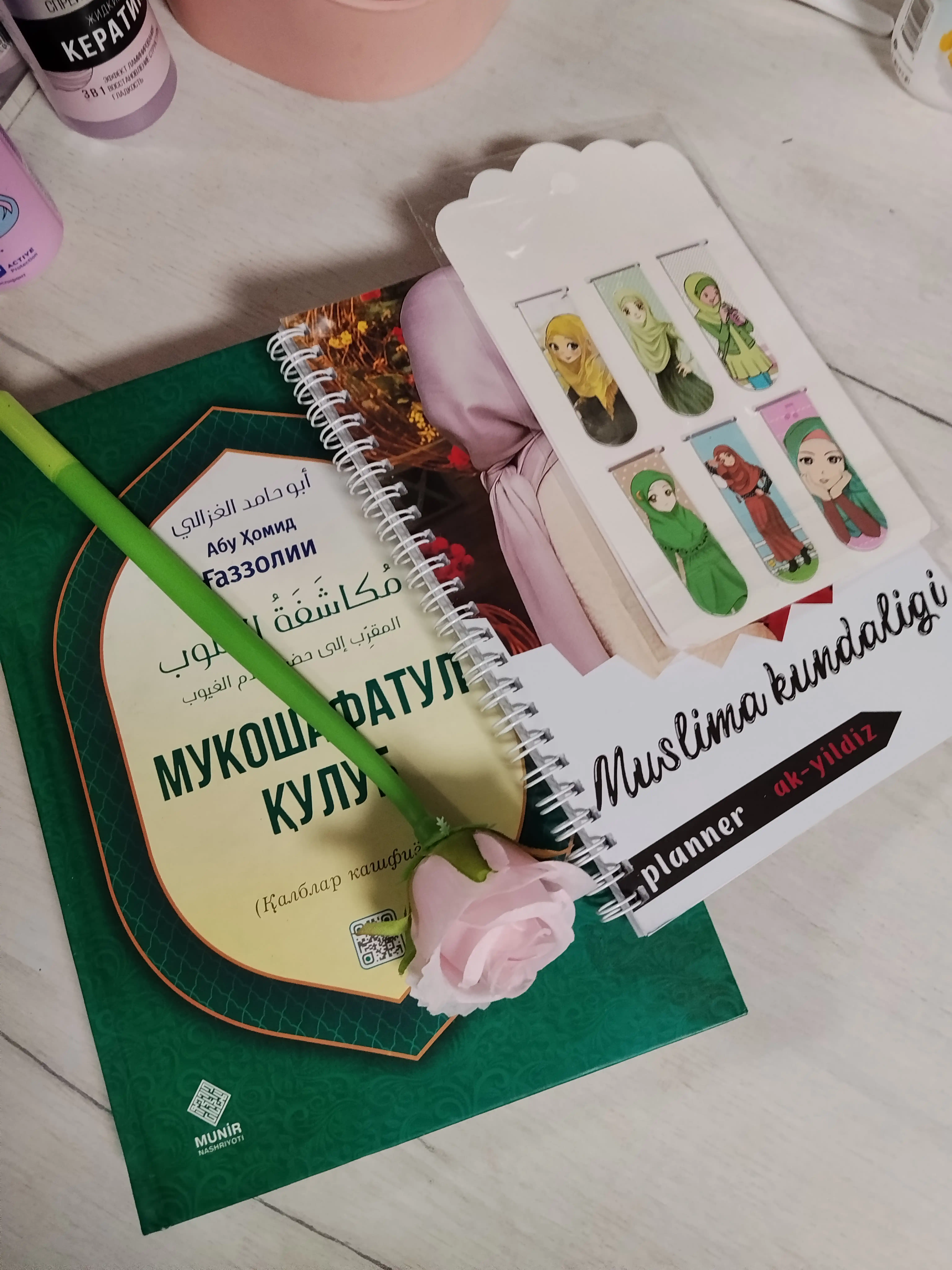 Ручка в форме цветка, синяя, для подарка день рождения, для женщин и девушек, 1  шт