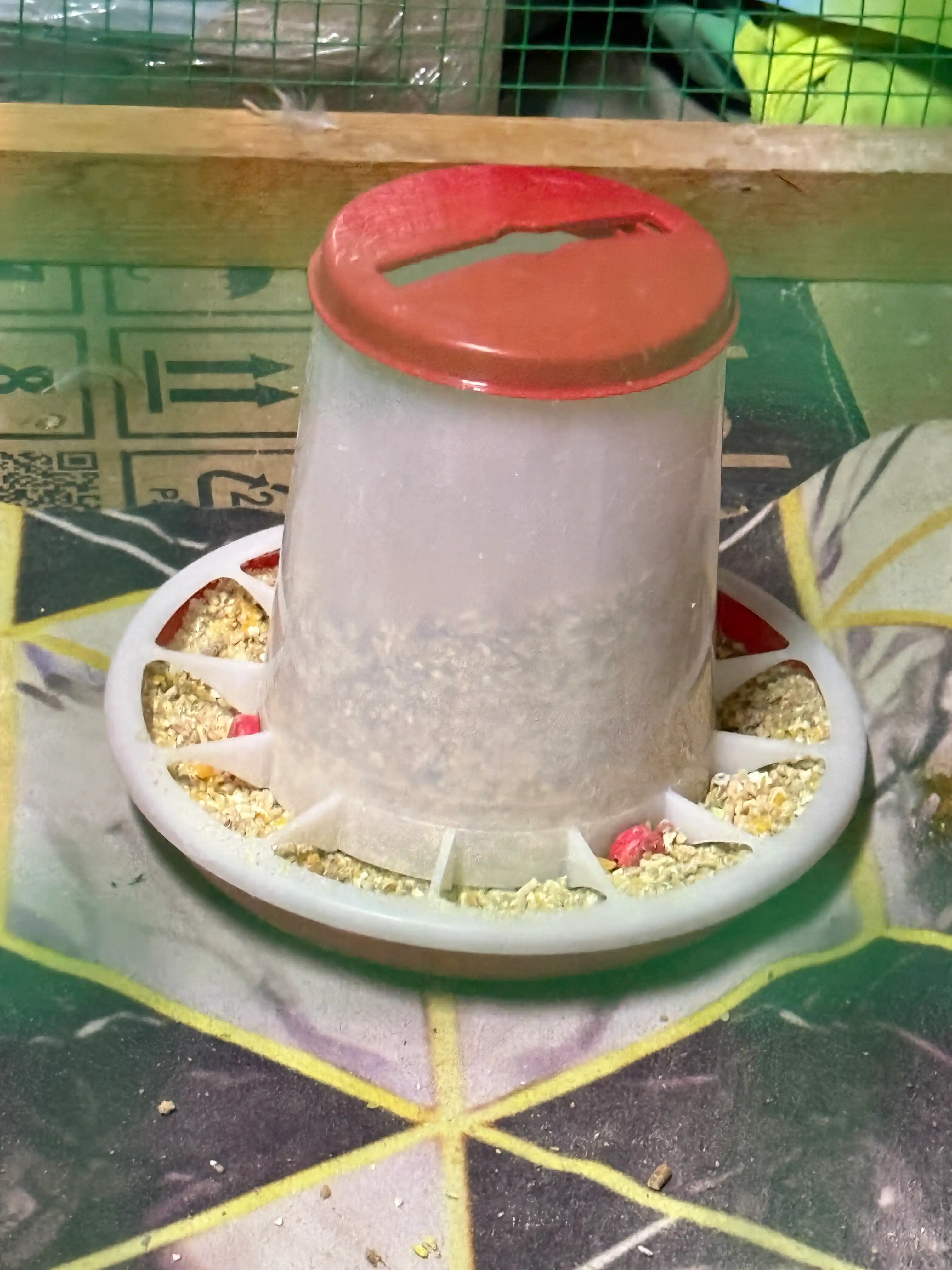 Поилка, 1 л, автоматическая, бункерная, для кур, перепелов, цыплят, уток, гусей, индоуток