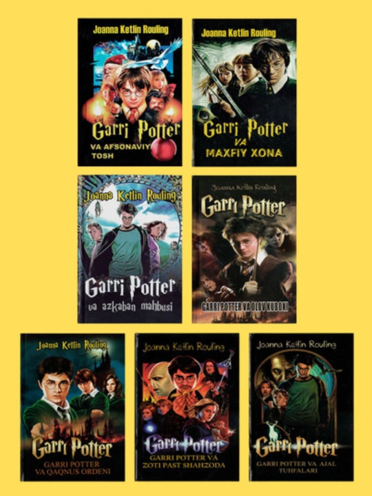 Garri Potter — Joanna Ketlin Rouling, o‘zbekcha kitob variantlari