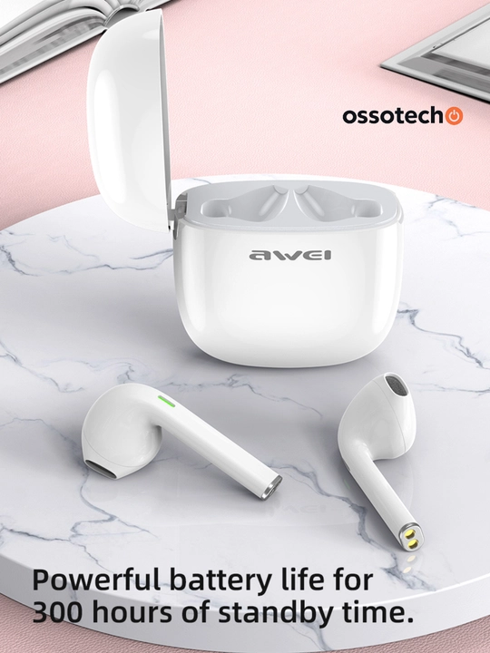 AWEI T28 — Bluetooth 5.3, до 6 часов музыки, удобные беспроводные наушники