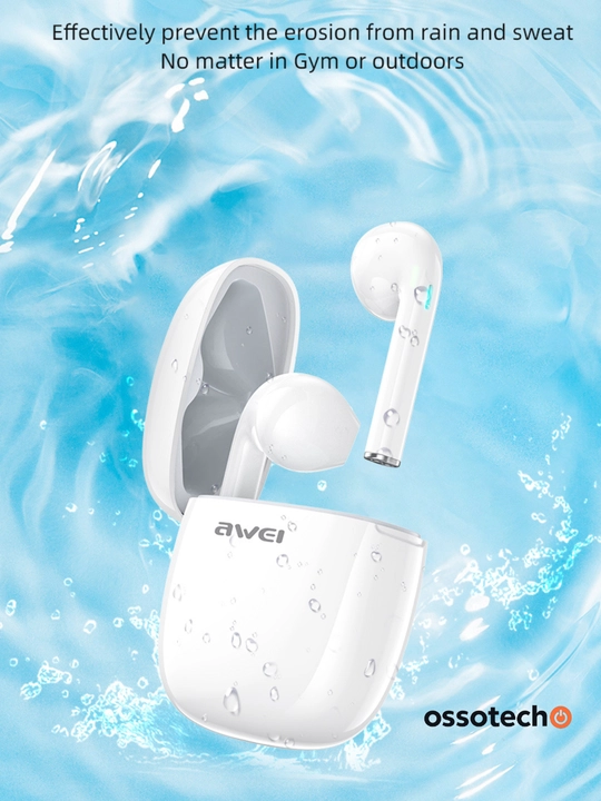 AWEI T28 — Bluetooth 5.3, до 6 часов музыки, удобные беспроводные наушники