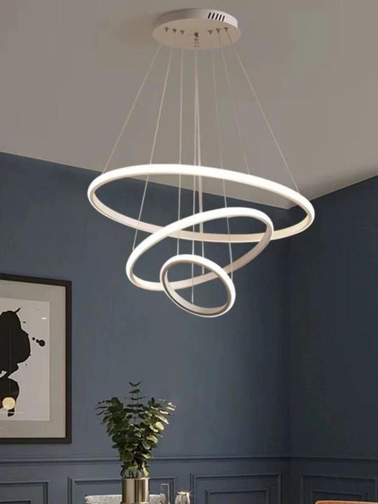 Osma LED 3 halqa 60+40+20 sm 60W 3 ta yorug‘lik rejimi balandligi 120 sm sozlanadi 220V