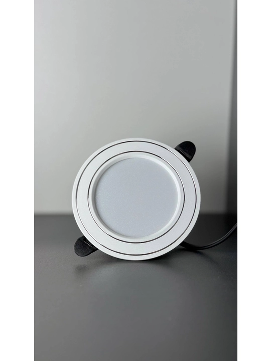10ta "Galogen" O‘rnatiladigan alyuminiy LED yoritgich 7W, 200V - 