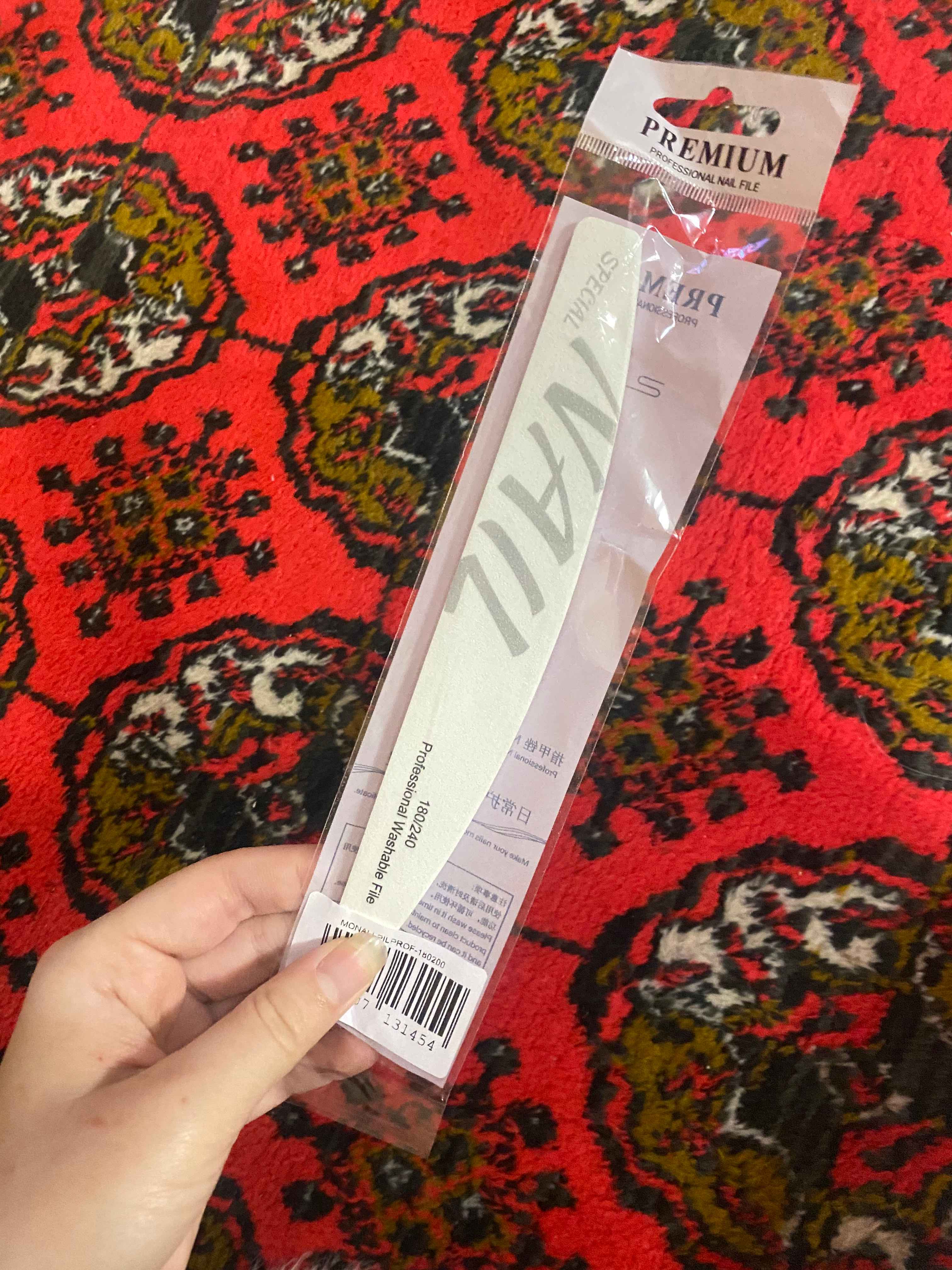 Пилка для ногтей NAIL овальная 100, 180, 180, 240