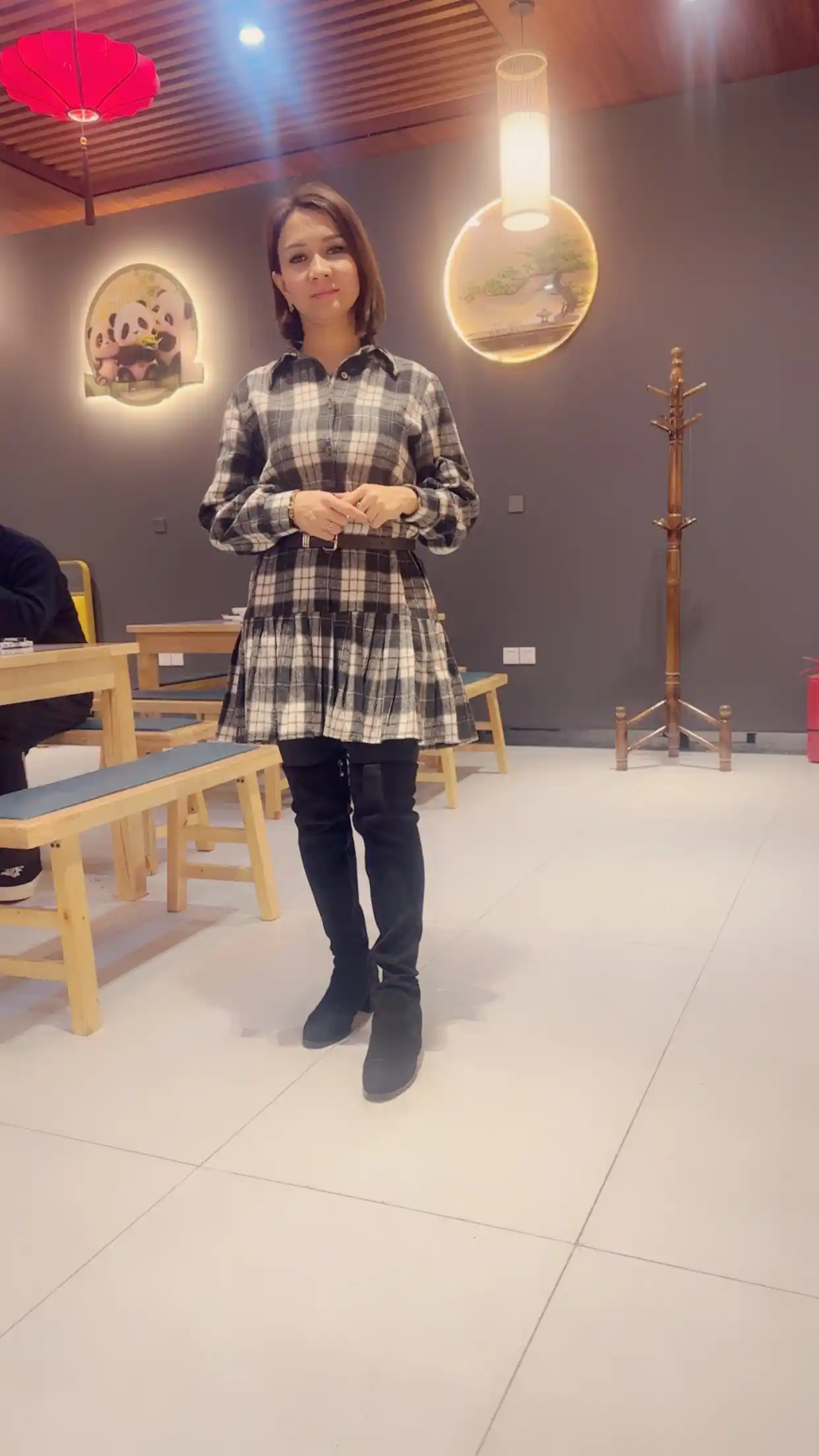 Ko‘ylaklar: mavsumiy flanel ko‘ylak-ko‘ylak+to‘qilgan jaket, tasma, 42-48 standarti