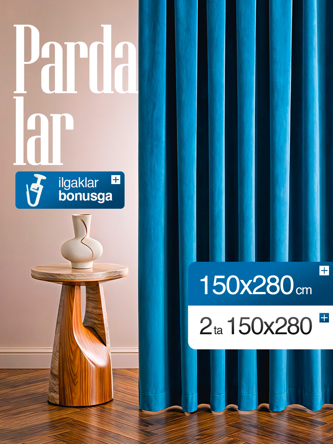 Tayyor parda velur, yotoqxona va xona uchun dekorativ zamonaviy pardalar - 
