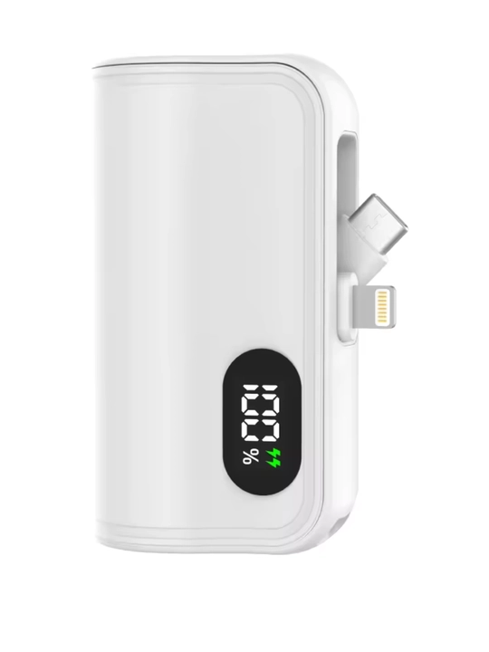 Power Bank 5000 mAh — удобен для переноски, для iPhone и Android