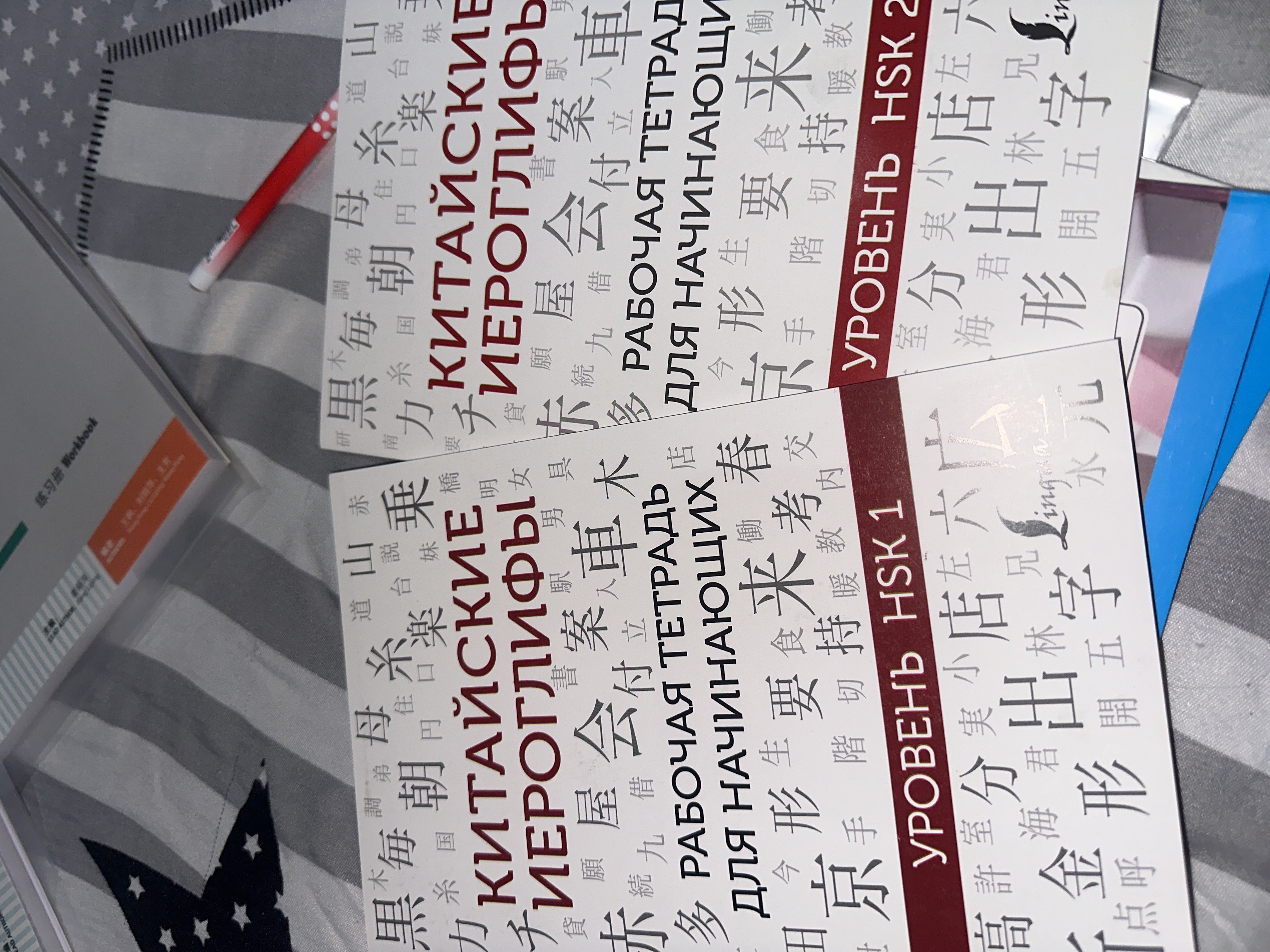 Китайские иероглифы, рабочая тетрадь для начинающих, уровни HSK 1-2, 3-4