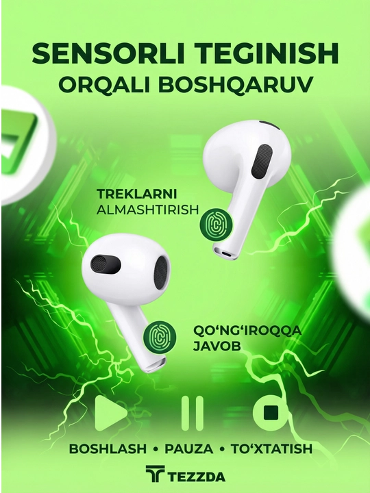 Наушники Headphone Pods Pro3 — удобные и надежные наушники