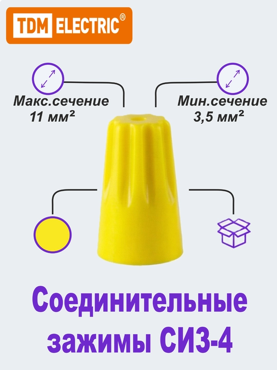 Соединительный изолирующий зажим СИЗ-3/СИЗ-4