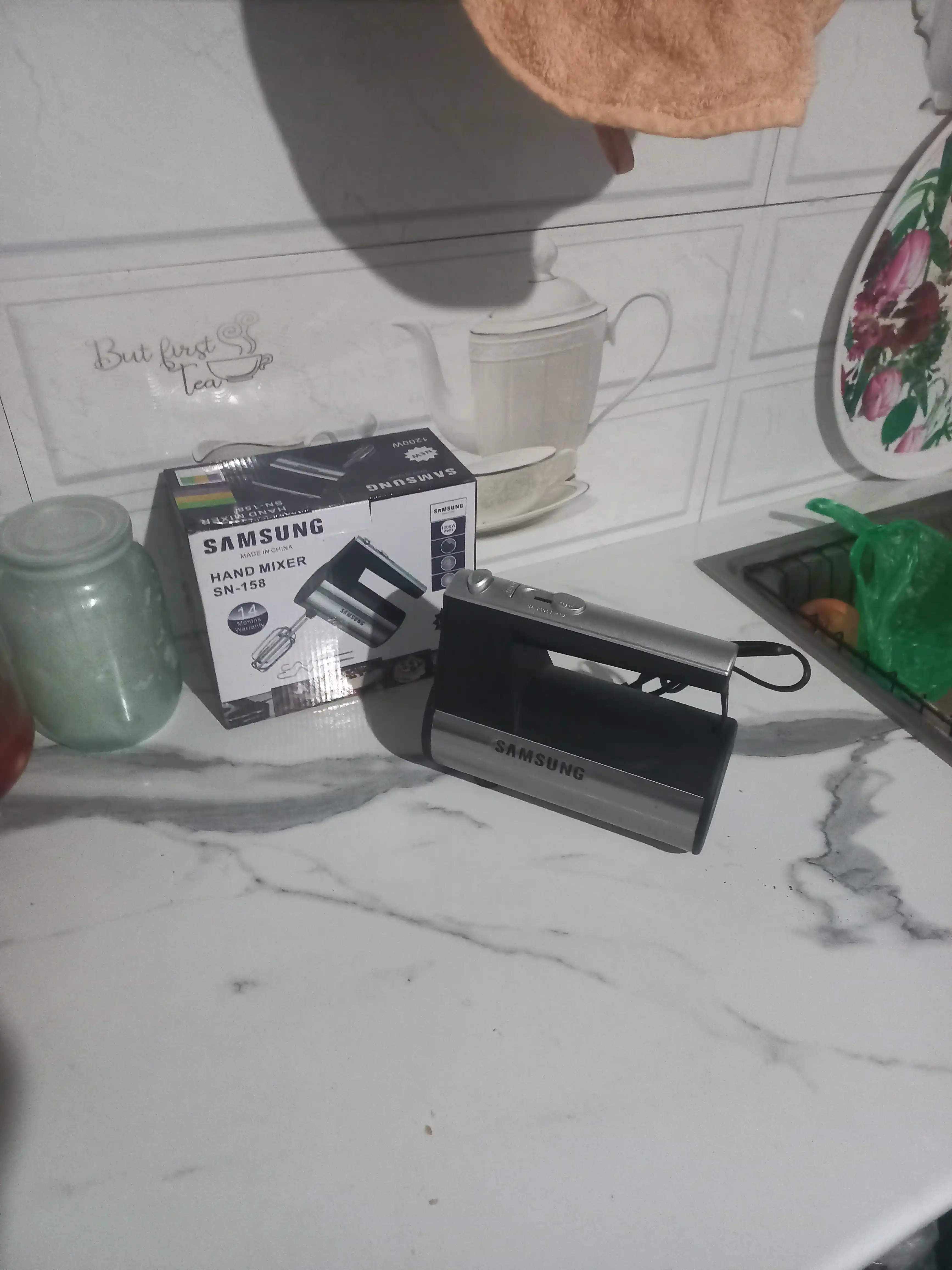 Oshxona qo'l mikser Samsung, turbo rejimli, 5 darajali tezlik bilan