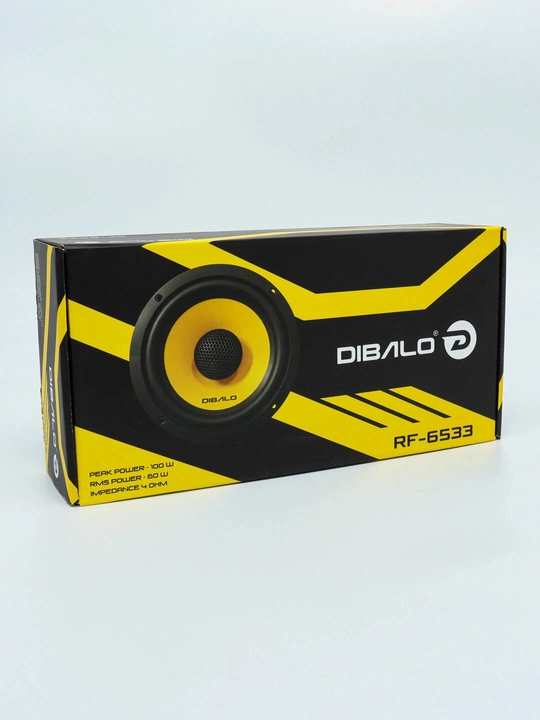 Dibalo RF-6533, 16 см, midbass динамик, мощный звук, качественный, автомобильный 