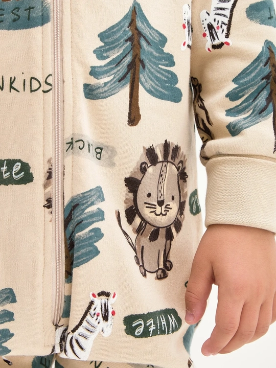 Kogankids kombinezon pijama, 100% paxta