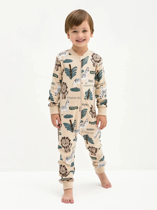 Kogankids kombinezon pijama, 100% paxta