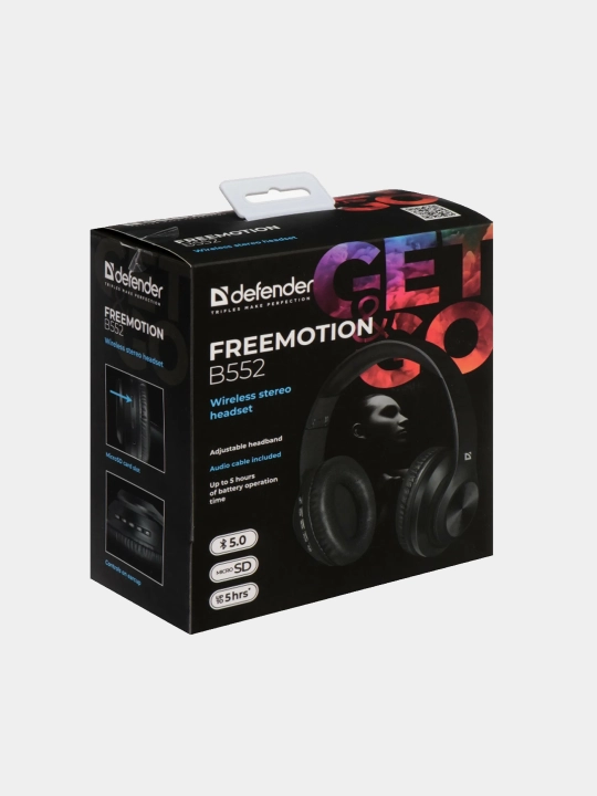 Simsiz quloqchinlar Defender freemotion b552 Bluetooth 5.0 5 soatgacha musiqa