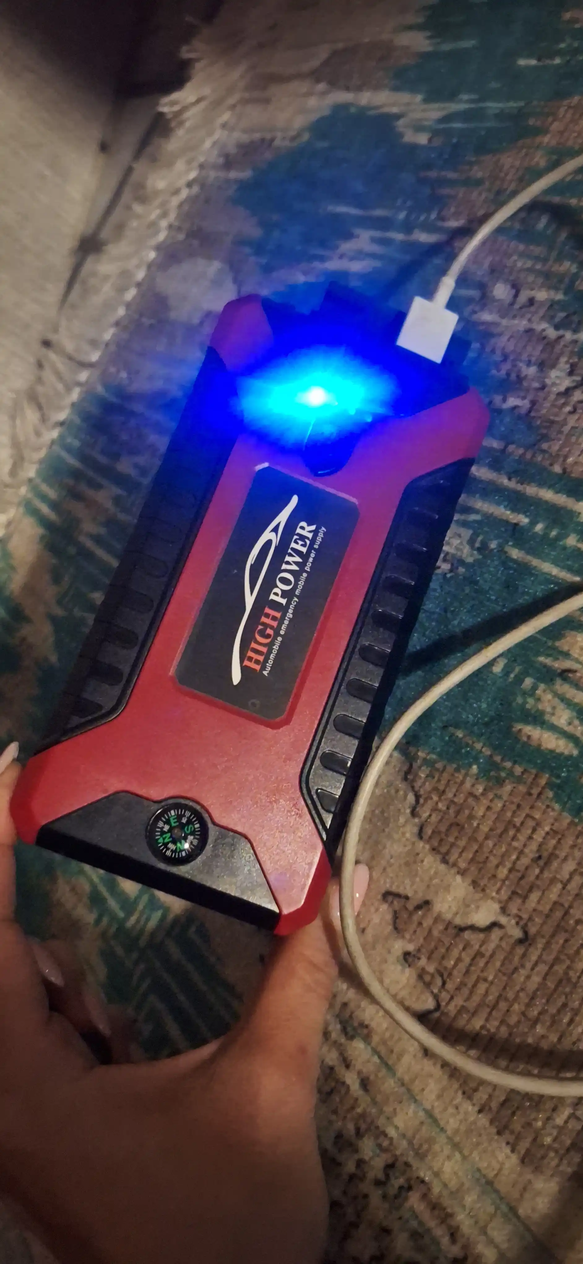 Avtomobilni ishga tushirish moslamasi, quvvatlash moslamasi, 99800mAh
