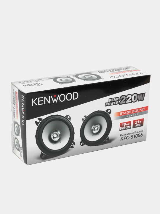 Автомобильные колонки Kenwood 1056, 10 см, 2 шт, для Spark Damas Matiz Nexia  - 