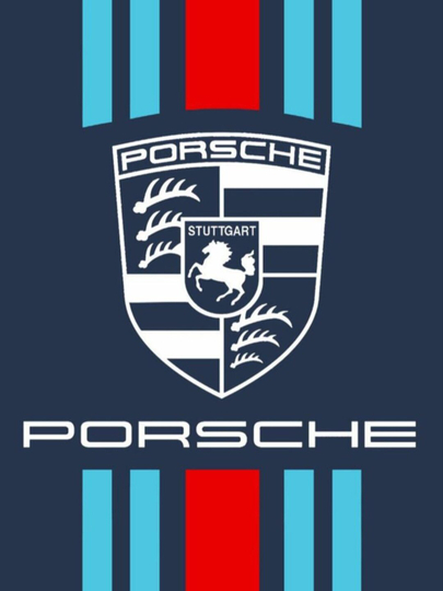 Постер-наклейка, формата A4. Porsche