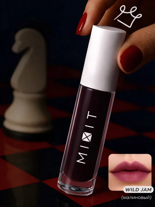 MIXIT Make Up Jelly Lasting Lip Tint 01,02,03 — тинт для губ и румяна, стойкий - 