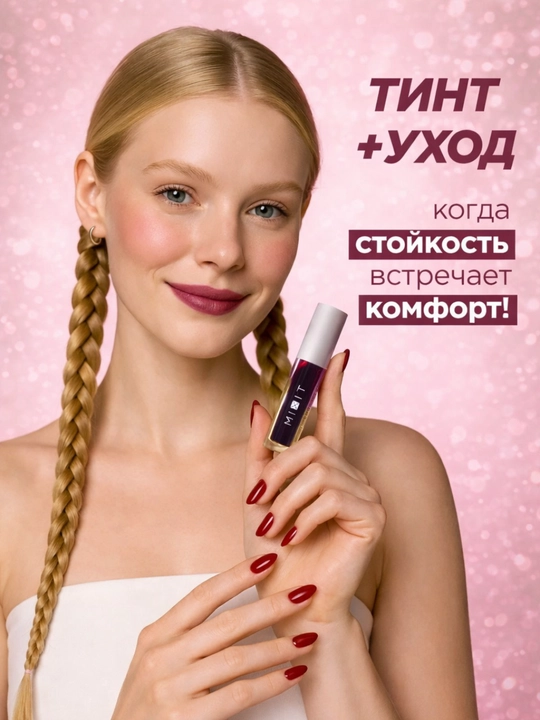 MIXIT Make Up Jelly Lasting Lip Tint 01,02,03 — тинт для губ и румяна, стойкий