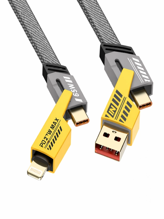 USB transformator kabeli: Type-C, Lightning - USB-A, Type-C