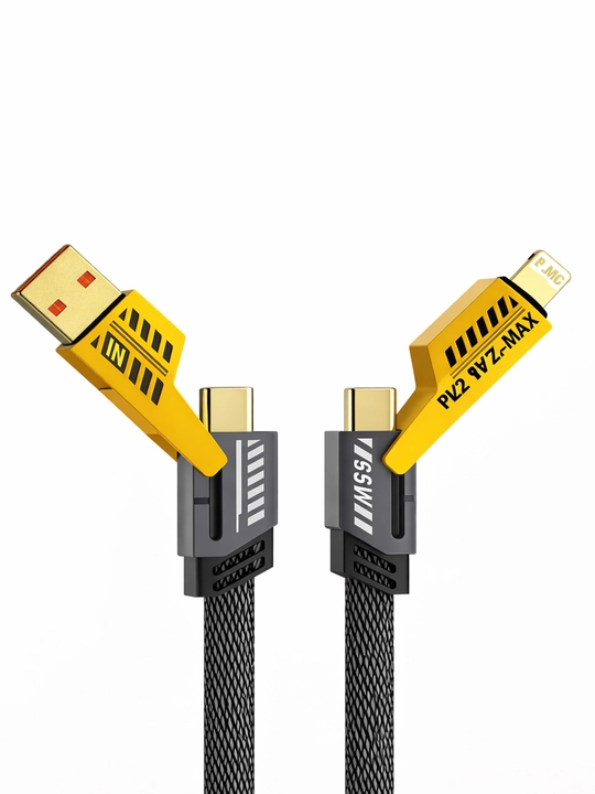 USB transformator kabeli: Type-C, Lightning - USB-A, Type-C
