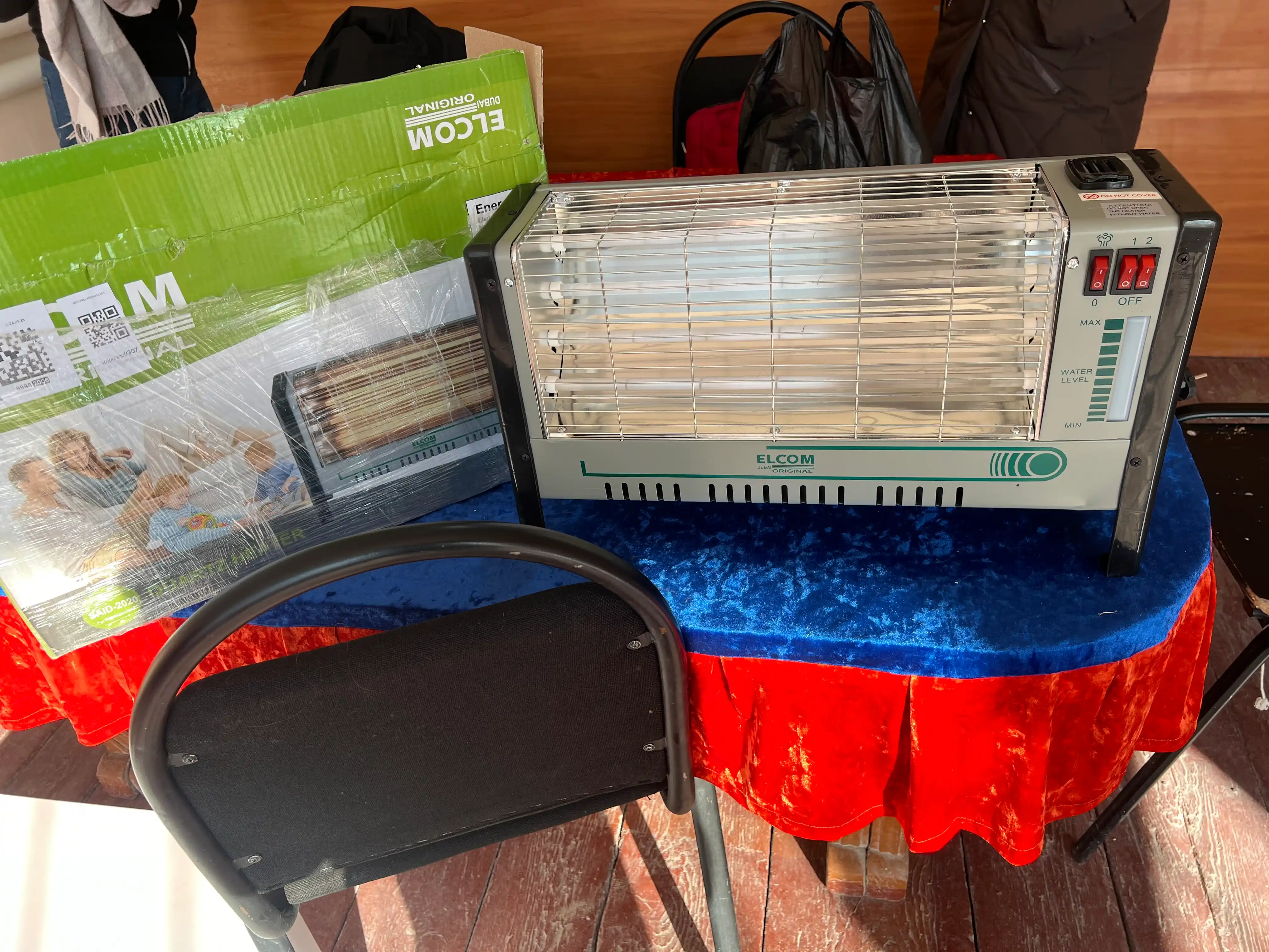 Elektr isitgich, Elcom, pechka, abagrivatel, kvarts, infraqizil rangli, 1600W