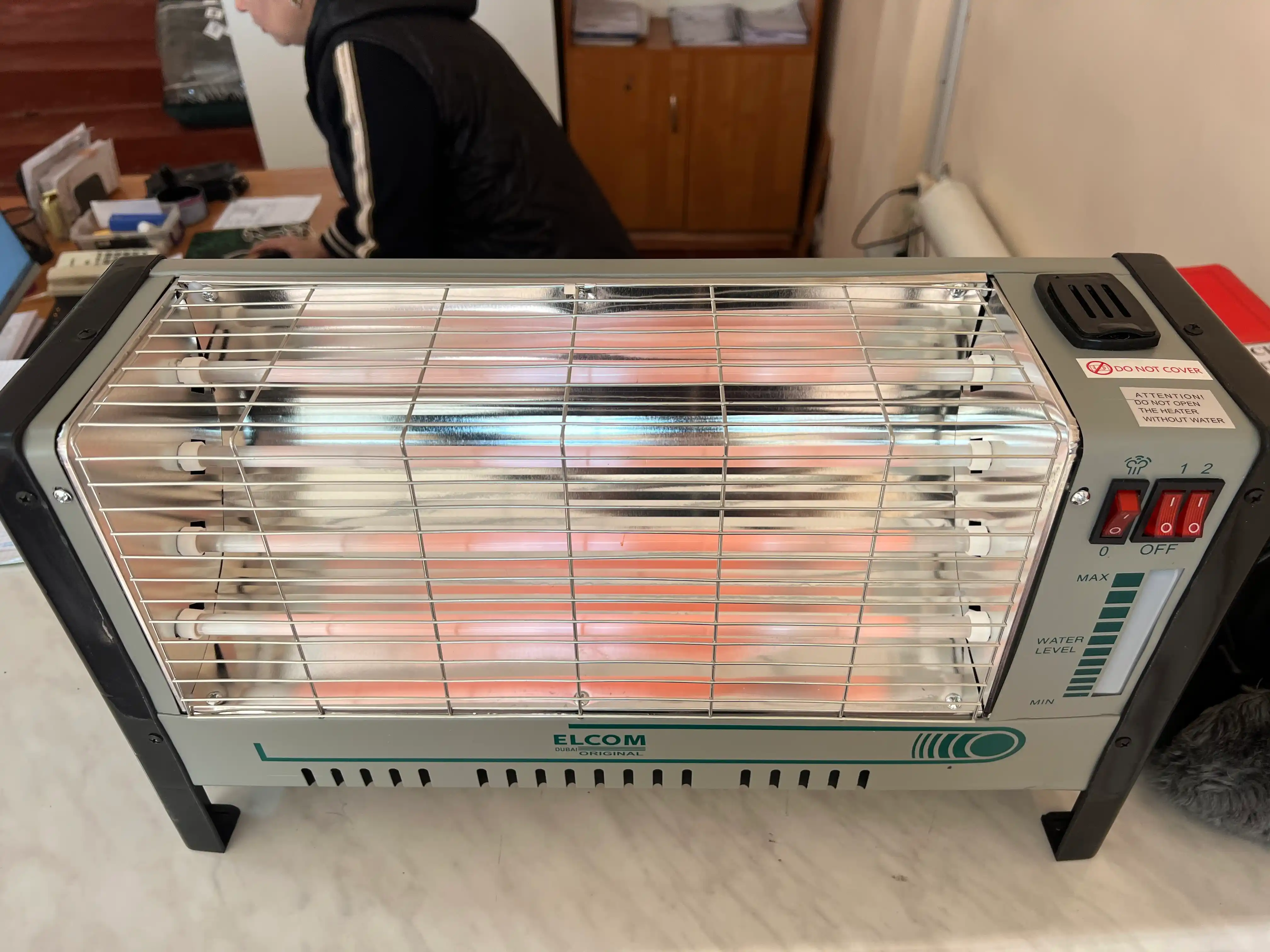 Elektr isitgich, Elcom, pechka, abagrivatel, kvarts, infraqizil rangli, 1600W