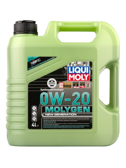 Моторное масло LIQUI MOLY MOLYGEN 0W-20, 4 литра — BEZNES-LUQIMOLY0W20