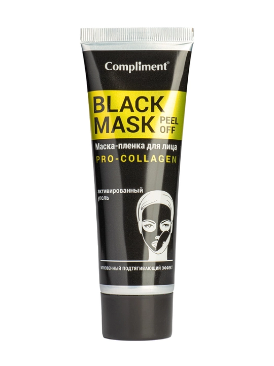 COMPLIMENT Black Mask Yuz uchun plyonka niqobi Pro-collogen 80 ml