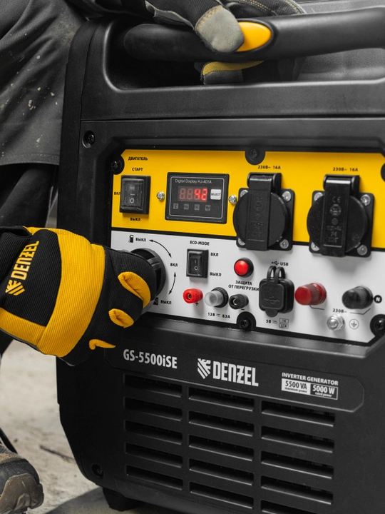 DENZEL GS-5500iSE invertor generatori, 5,5 kVt, 230 V, elektr startyor, 94712