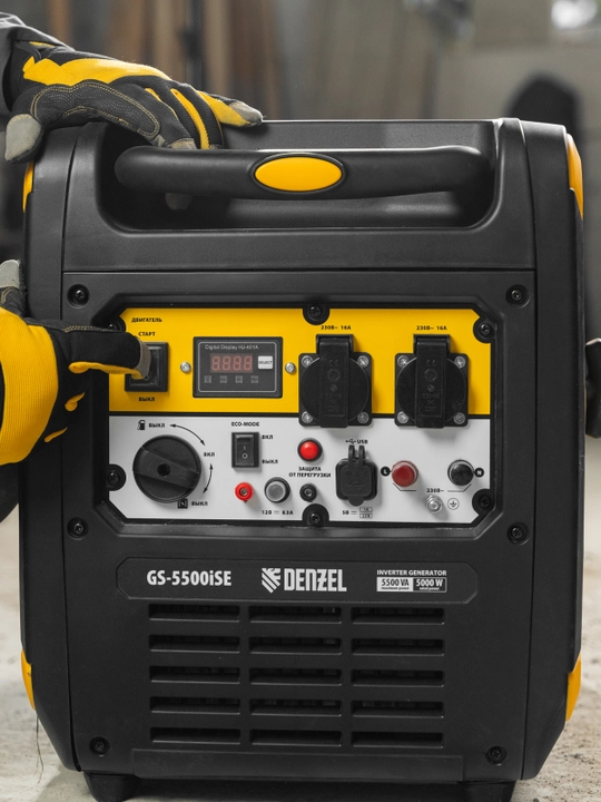 DENZEL GS-5500iSE invertor generatori, 5,5 kVt, 230 V, elektr startyor, 94712