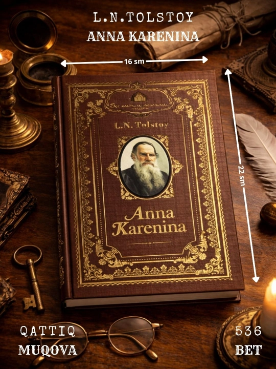 Rus adabiyoti durdonalari: Anna Karenina, L. N. Tolstoy