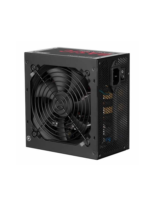 2E BASIC POWER 400 / 500 / 600 Vt quvvat bloki, ATX,80%,120 mm ventilyator, qora - 