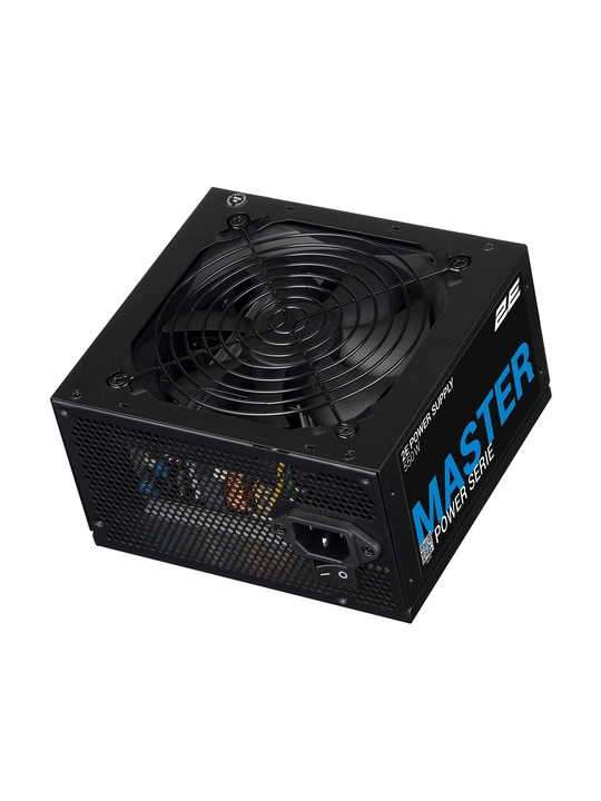 Quvvat bloki 2E Master Power 550/650/750, 80%, 80+ Oq, qora, 2E-MP550-120APFC