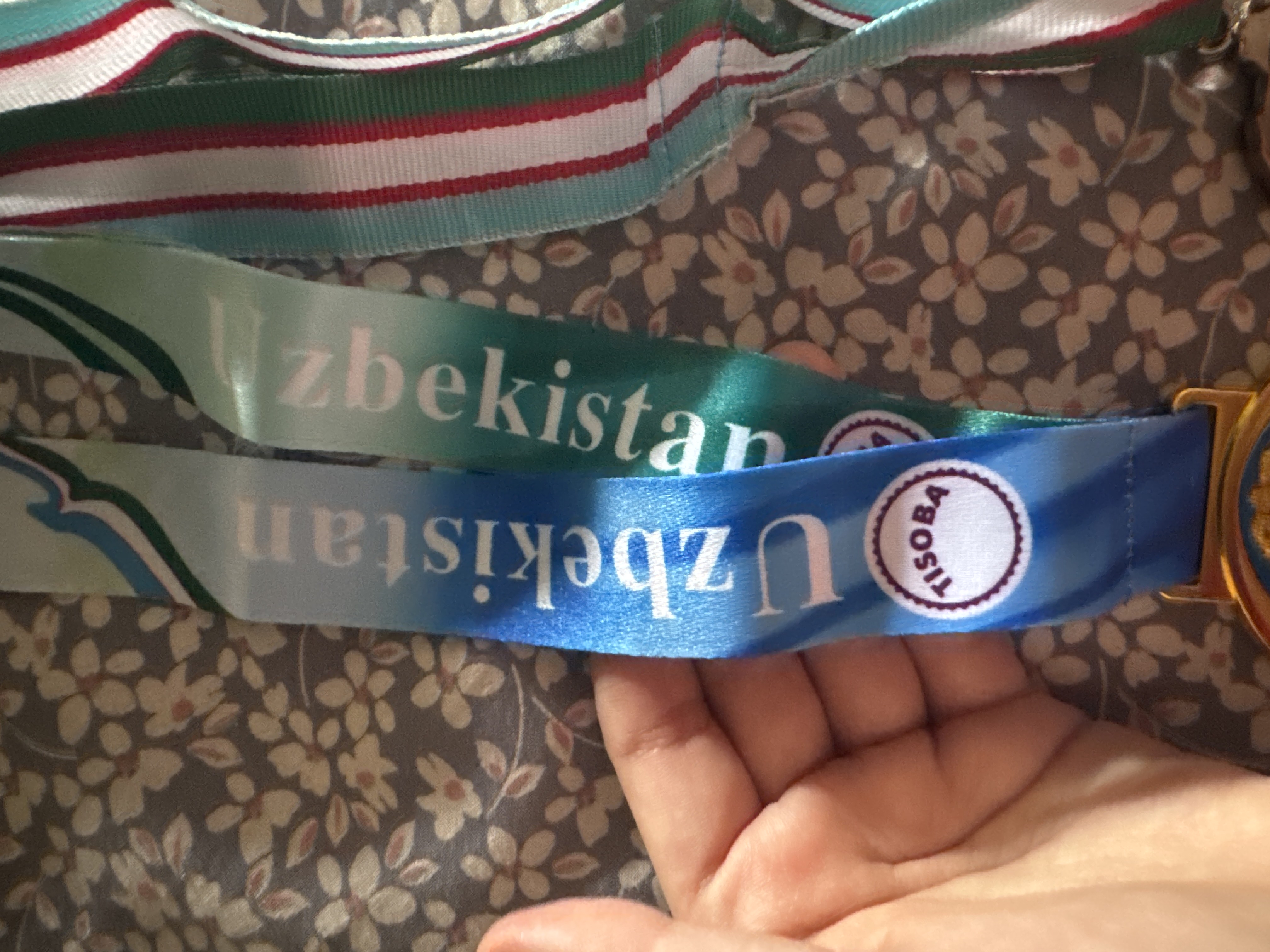 Chegirmada Ulgurib Qoling! Goliblik Medali, medal, Lentadagi metalli medal, 1-o'rin oltin